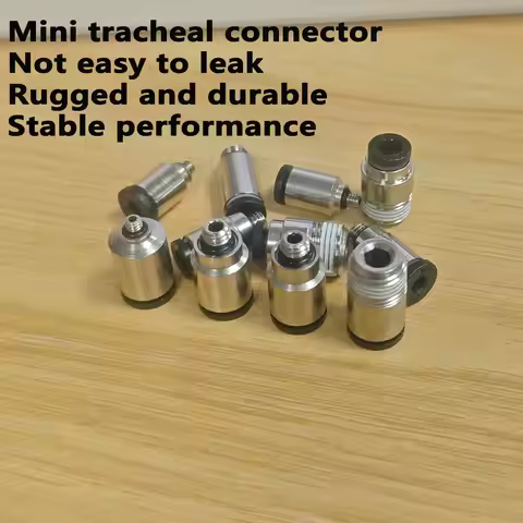 Pneumatic Quick Connector 3mm 4mm 6mm Hose Round straight External Thread M3*0.5 M5*0.8 M6*1 PT1/8" 