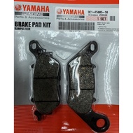 FRONT BRAKE PAD DEPAN BRAKE PAD YAMAHA 100% ORIGINALS PART LC135 4S V1-V7 & R15 & MT15 & FZ150 NVX *
