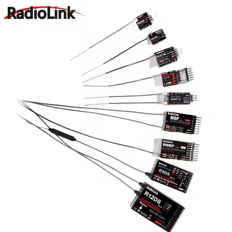 Radiolink R12DSE R12DS R9DS R6DSM R6DS Rc Receiver 2.4GHZ 6/9/10/11/12CH Work with Transmitter AT9/A