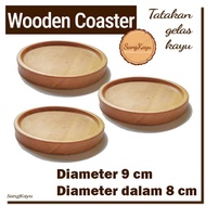 Wooden Coaster 9x1 DD-8 cm Unique Wooden Coffee Mug Cup Coaster