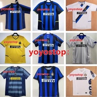 Retro 2001-10 11 Inter Milan football jersey Thai version short sleeved T-shirt sports shirt S-2XL