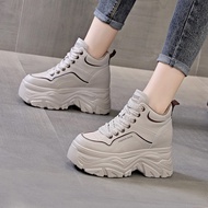 winter boots boots women women boots Female Elevated Heel Martin Boots - 8cm Fall Winter Trend