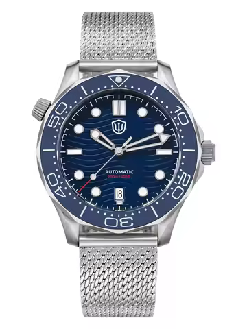Watchdives WD007 V4 42mm Watch SL3001 Automatic Movement Titanium NTTD Wristwatch Domed Sapphire Cry
