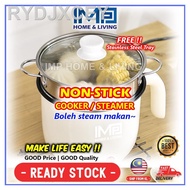 【newreadystock】☎Mini Cooker Periuk Nasi Mini Rice Cooker Periuk Non Stick Wok Hot Pot Steamboat Pot 