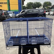 - SQUARE IRON CAGE WITH COVER 60x35x35CM