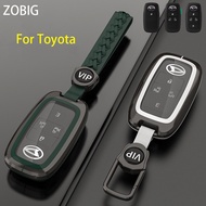 ZOBIG for Toyota DAIHATSU  Key Fob Cover with Keychain Zinc alloy Protection Key Case for Toyota DAIHATSU raize Myvi ATIVA Original key shell