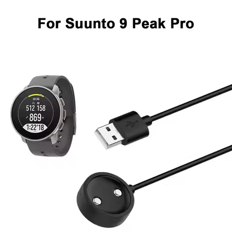 1M Charging Cable For Suunto 9 Peak Pro /SUUNTO vertical /SUUNTO Race Smart Watch Charger Dock Stand