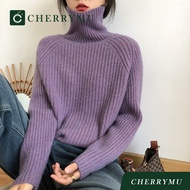 CHERRYMU Model CS147 Turtle Sweater Winter Knitted