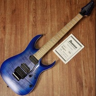 Ibanez RGAR42MFMT Blue Lagoon Burst Flat Tahun 2017 Made in Indonesia