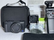 SONY索尼VLOGCAM ZV-1G(黑色)拍攝握把套件備用電池ー 32GB