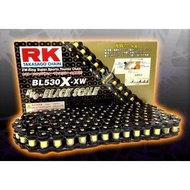RK BL420MRU BLACK SCALE Clip-On Gold Chain