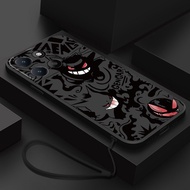 Honor X6C X8C X5C Plus Case Pokemon Gengar Monster Case Liquid Silicon Cute Cover Soft Casing