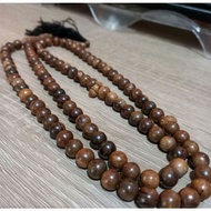 8mm agarwood prayer beads, crocodile agarwood, kalimantan agarwood, natural fragrant agarwood prayer