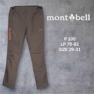 Montbell Outdoor Tracking Hiking Mountaineer Original Long Pants Size 29 30 31 Mont bell