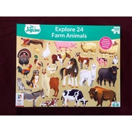 JR JIGSAW: EXPLORE 24 FARM ANIMALS
