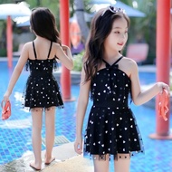 Girls' Skirted 2-Piece Swimsuit, UV-Protective, Adjustable Straps, for Kids