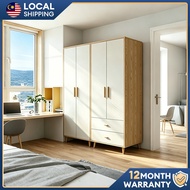 ⚡️𝟐-𝐃𝐚𝐲 𝐃𝐞𝐥𝐢𝐯𝐞𝐫𝐲 Solid Wood Wardrobe Wooden Wardrobe Storage Cabinet with 6 Shelves Wardrobe 2Doors