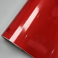 OLLIESTO | High Gloss 6D Carbon Fiber Red Decal Sticker
