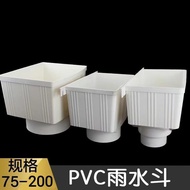 Pvc Rain Pipe Downspout Funnel Connect Sewer Water Collection Pipe Engineer Drain Pipe Fitts 75 90 1