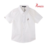 [ONLINE EXCLUSIVE] Polo Kids Boy Basic Short Sleeve Woven Shirt 03-103547