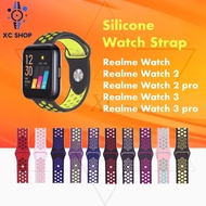 Compatible for Realme watch 1 2 3 pro replacement strap soft silicone band watch Smartwatch tali jam realme watch 2 CC