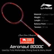 RAKET BADMINTON LINING AERONAUT 9000 D DRIVE/ COMBAT/ HDF/ INSTINCT SIAP PAKAI FREE TAS DAN GRIB