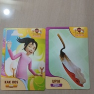 kad choki choki upin & ipin kad KAK ROS RARE dan UPIH SPECIAL