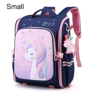 LORDWEY New Girl School Bags Child Pink Unicorn Printing Backpacks Kindergarten Student Cute Girls C