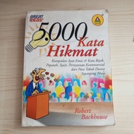 BOOK 5000 WORDS OF WISDOM BY ROBERT BACKHOUSE