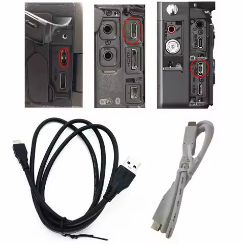 Type-C to USB 3.0 Data Cable for Canon EOS R8 R7 R6 R5 M6 II V10 Nikon Z7 Z6 Sony A7R V A7C Camera I