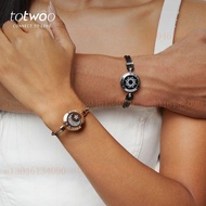totwoo Couple Bracelet Remote Love Induction Interaction Flash Vibration Original Gift For Girlfrien