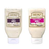 Heinz  - Garlic Aioli / Garlic Lovers Aioli / Creamy Tartare / Original 295ml / Spicy Peri Peri - IJ