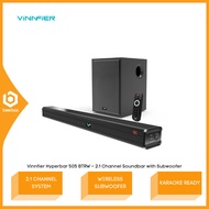 Vinnfier Bluetooth Sound Bar with Subwoofer 3D Effect Hyperbar 505 BTRW / Hyperbar 600 BTRW Pembesar