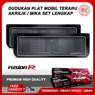 DUDUKAN PLAT MOBIL / TEMPAT PLAT AKRILIK / TATAKAN PLAT AKRILIK MIKA ( BAYAR DITEMPAT ) Dudukan plat