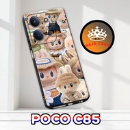 Rc1/Softase rubber poco C85 - Cute Motif - Case poco C85 - Casing poco C85 - Silicone poco C85 cool 