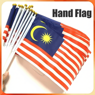 Hand Flag Malaysia Flag Bendera Malaysia (Polyester) Bendera Tangan 23 x 14cm