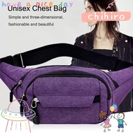 CHIHIRO Waist Bum Bag Holiday Outdoor Adjustable Zip Pouch Wallet