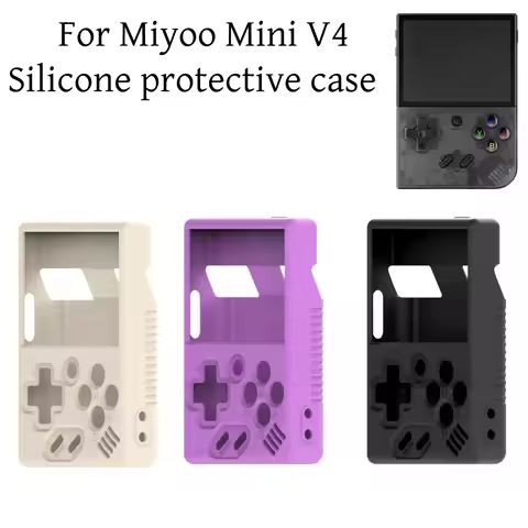 Protable 2.8inch Miyoo Mini Silicone Protective Case ShockProof Miyoo Mini V4 Game Console Cover She