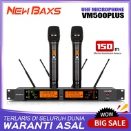 NewBaxs สินค้าของแท้ไมโครโฟนไร้สาย VM500PLUS หนึ่งลากสองไมโครโฟนไร้สาย  ร้องเพลงไมโครโฟน  ไมโครโฟนคา