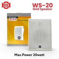 SHOW WS-20 Wall Cabinet PA Speaker ( Ready Stock )