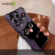 Fashion Cool Black Cat Casing For Redmi K70 K60 Pro Ultra K70E K60E Redmi Note 10 10T 5G 10 9 Pro Ma