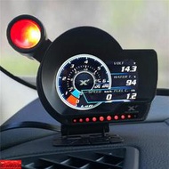 LUFI全液晶儀錶XF二代多功能OBD水溫排溫渦輪轉速油壓錶汽車改裝