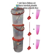 Balang Air 25+-LT Tebal Besar Drinks Water Dispenser Tong Pasar Malam Niaga Minuman Balang Air plast