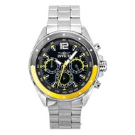 Invicta Speedway Chronograph GMT Stainless Steel Black Dial Quartz 49365 Mens Watch