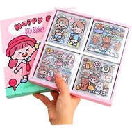 Stickers Asthetic Stickers 800PCS/100SHEETS Colorful Vinyl Cute Stickers for Laptop,Phone,Notebook,J