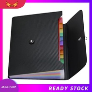 [ap4l43.] File Organizer Expanding File Folder, 13 Pockets , A4 Letter Size Paper Document Receipt F