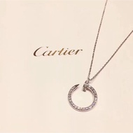 Cartier Light Luxury High-End All-Match Full Diamond Nail Necklace