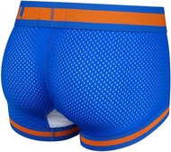 Men's Mesh Underwear Boxer Briefs Breathable Crotch Men's Underwear Boxer Briefs