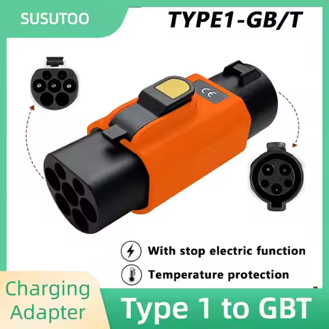 Type 1 To GBT Adapter EV Charger Connector Electric Vehicle Charging Adapter SAE J1772 To GB/T EV Ch