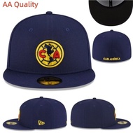 Fully enclosed flat-brimmed baseball cap, AA quality, Club América New Era 59FIFTY, sun protection, 
